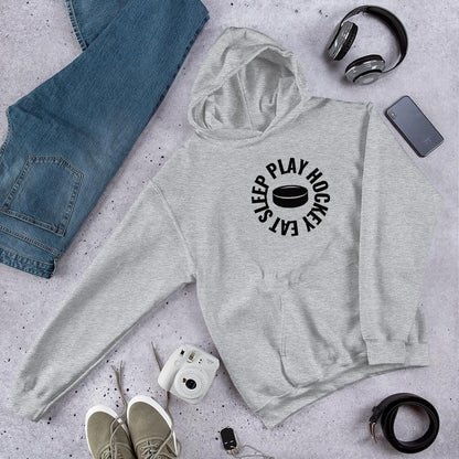 Eat Sleep Play Hockey huppari unisex - FourFan