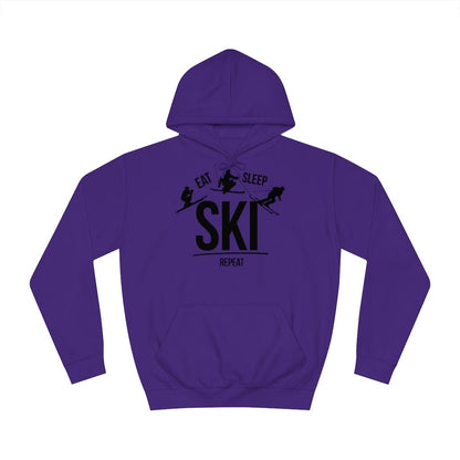 Eat Sleep Ski huppari unisex - FourFan