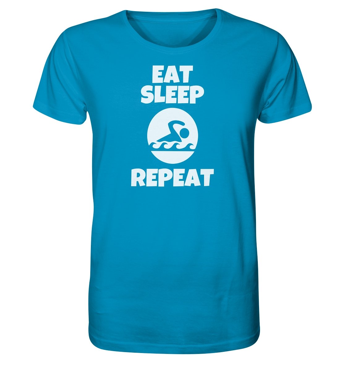 Eat Sleep Swim EKo t-paita unisex - FourFan