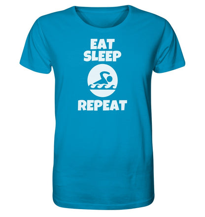 Eat Sleep Swim EKo t-paita unisex - FourFan