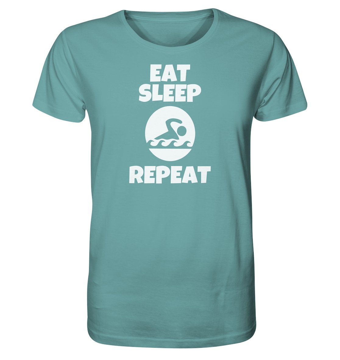 Eat Sleep Swim EKo t-paita unisex - FourFan
