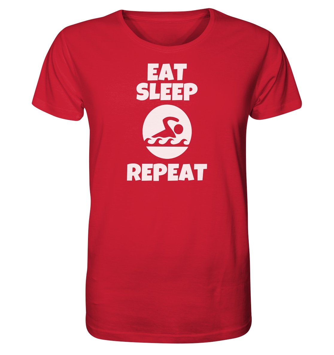 Eat Sleep Swim EKo t-paita unisex - FourFan
