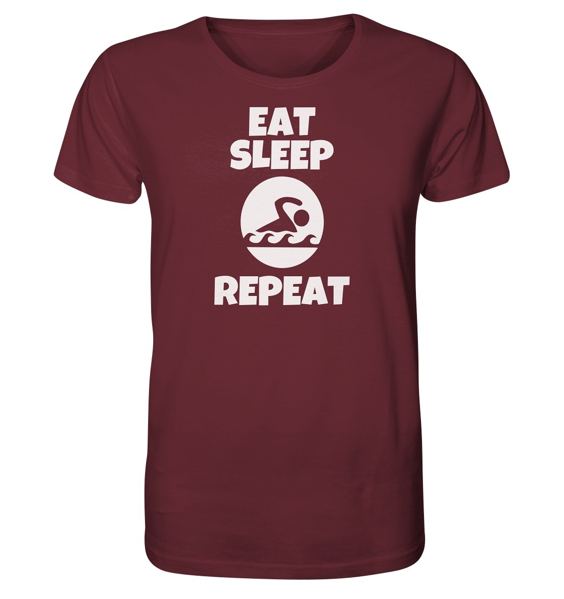 Eat Sleep Swim EKo t-paita unisex - FourFan