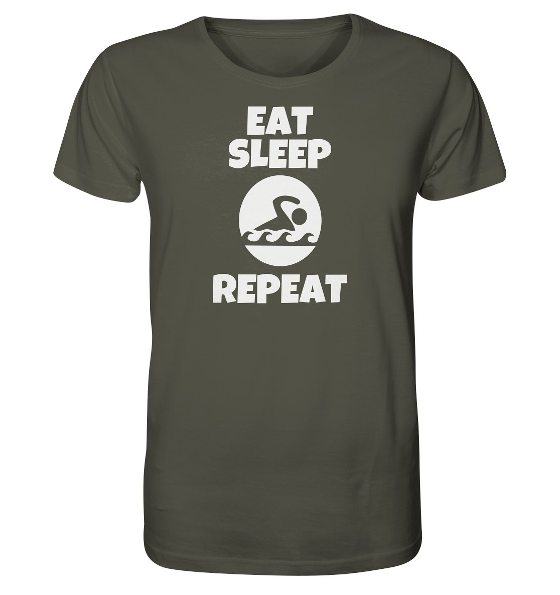 Eat Sleep Swim EKo t-paita unisex - FourFan