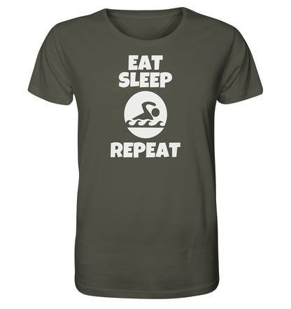Eat Sleep Swim EKo t-paita unisex - FourFan
