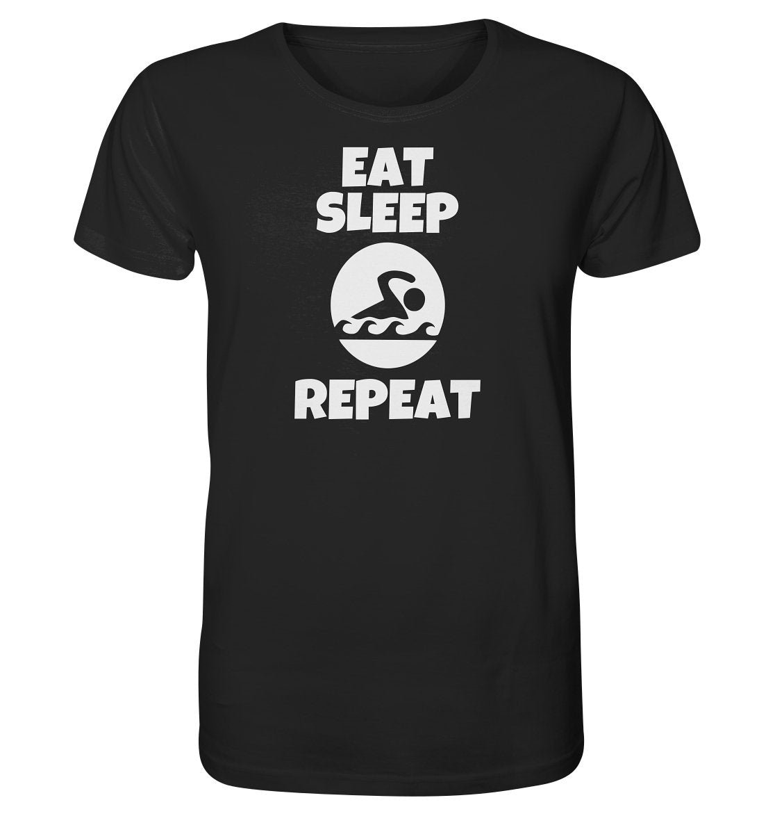 Eat Sleep Swim EKo t-paita unisex - FourFan