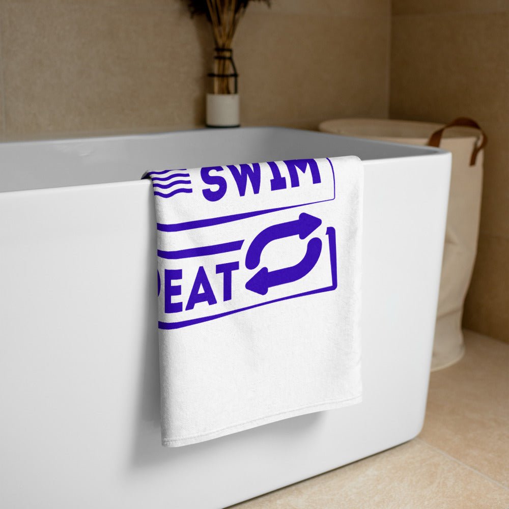 Eat Sleep Swim pyyhe - FourFan