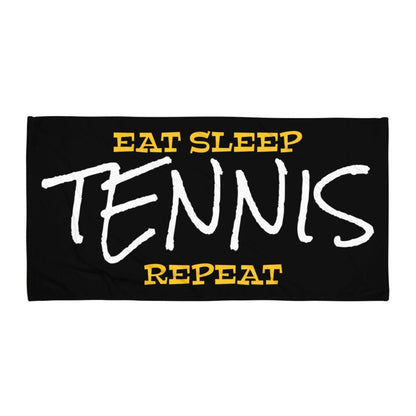 Eat Sleep Tennis pyyhe - FourFan