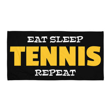 Lataa kuva Galleria-katseluun, Eat Sleep Tennis pyyhe - FourFan
