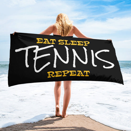 Eat Sleep Tennis pyyhe - FourFan