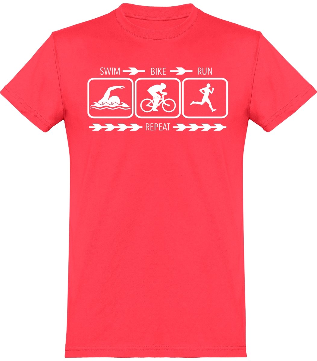 Eat, Sleep, Triathlon t-paita unisex - FourFan