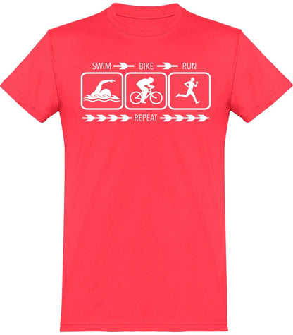 Eat, Sleep, Triathlon t-paita unisex - FourFan