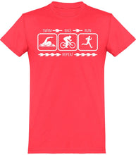 Load image into Gallery viewer, Eat, Sleep, Triathlon t-paita unisex - FourFan
