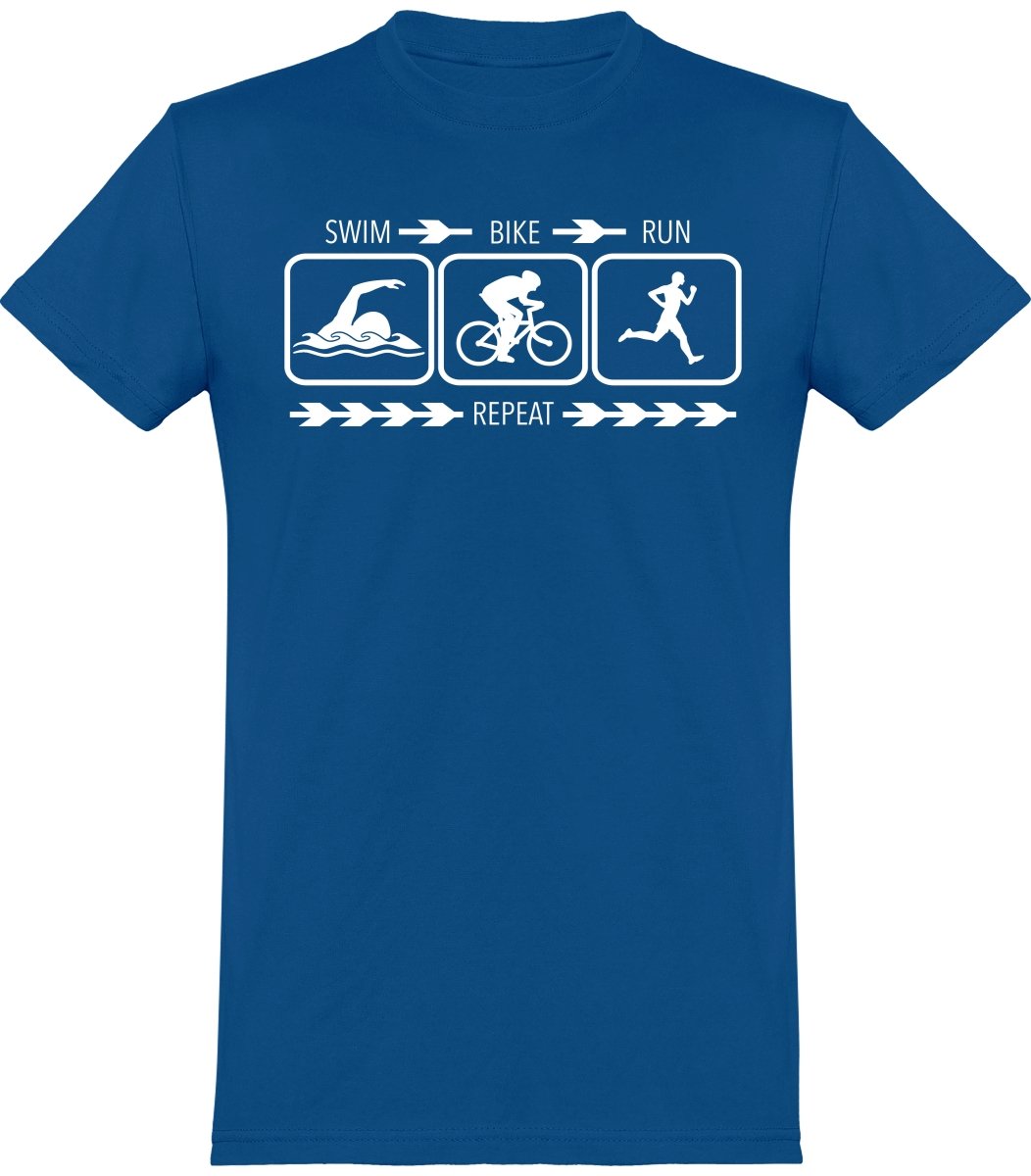 Eat, Sleep, Triathlon t-paita unisex - FourFan