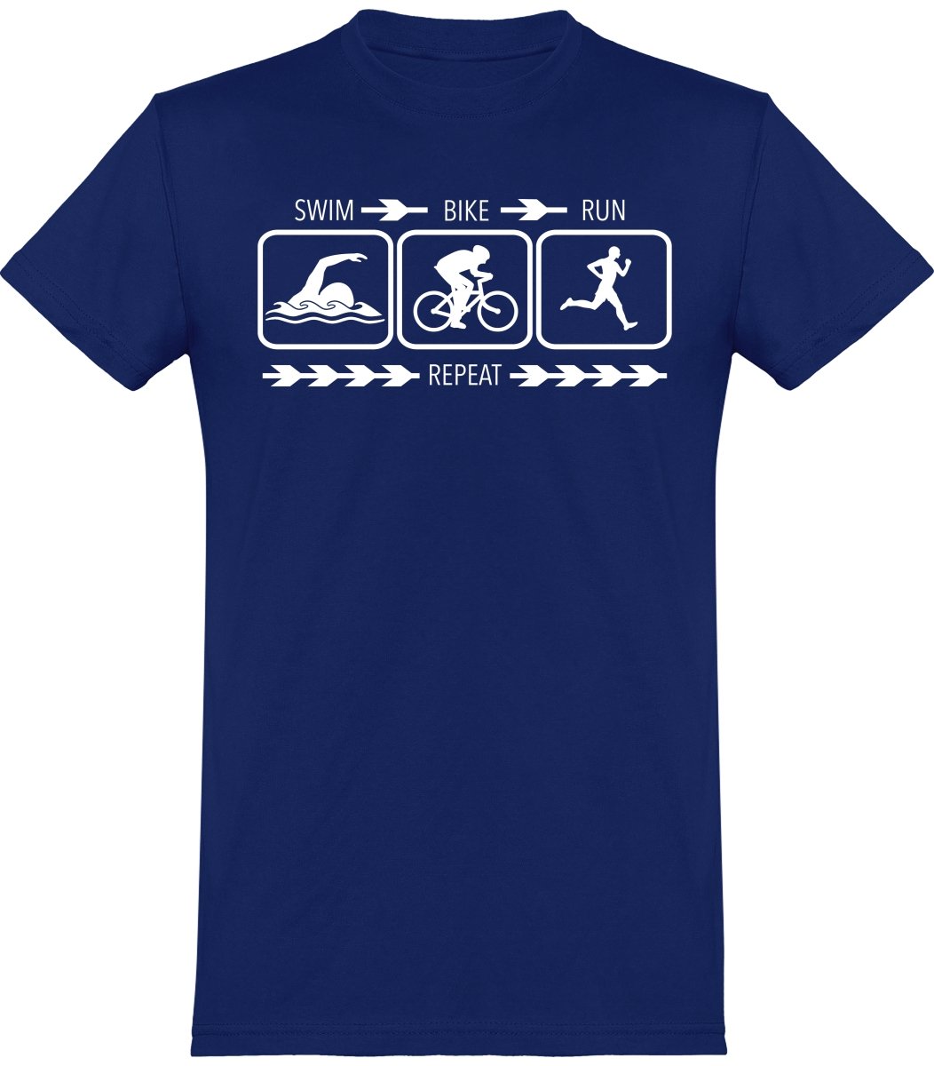 Eat, Sleep, Triathlon t-paita unisex - FourFan