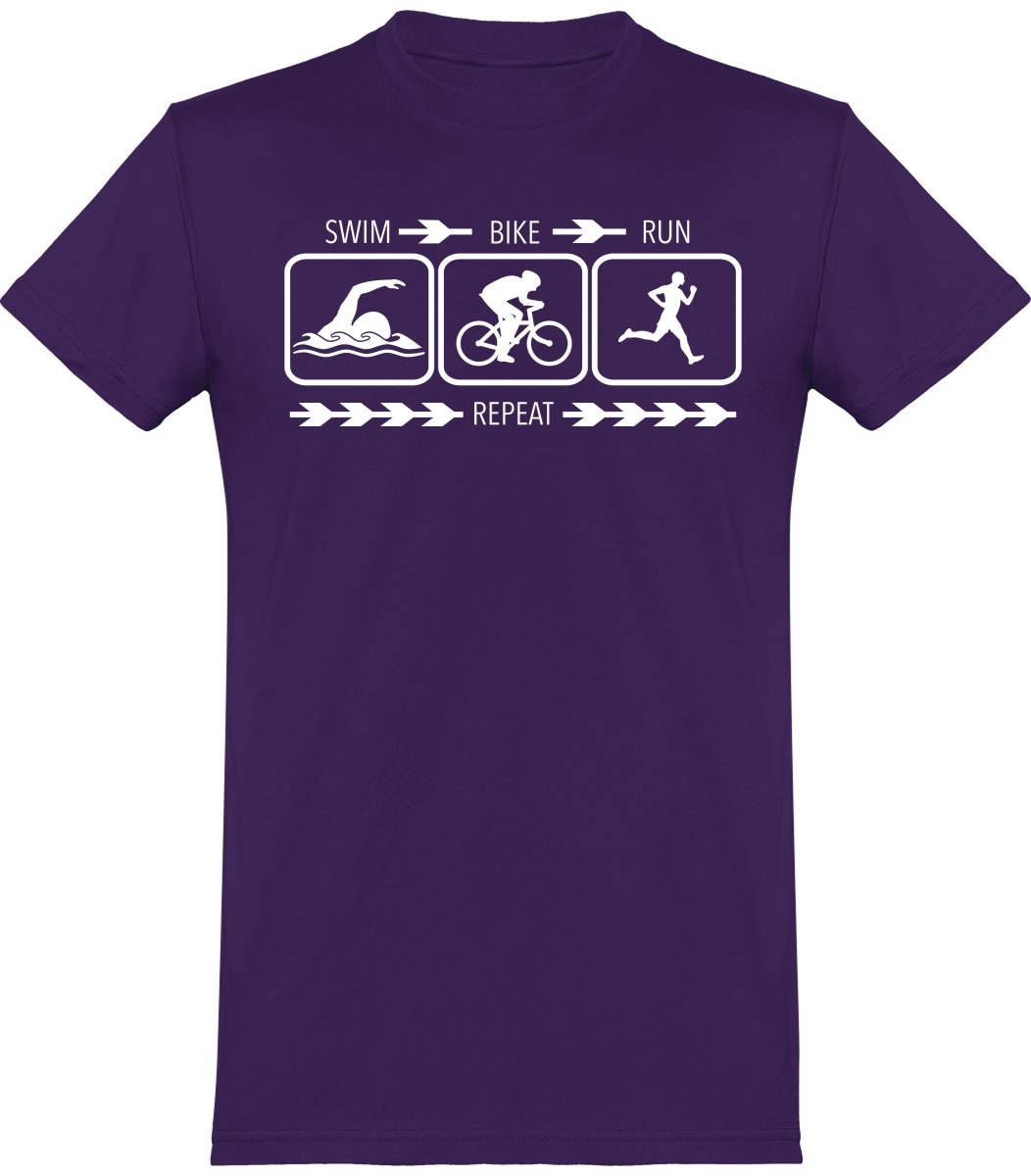 Eat, Sleep, Triathlon t-paita unisex - FourFan