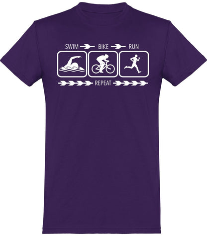 Eat, Sleep, Triathlon t-paita unisex - FourFan