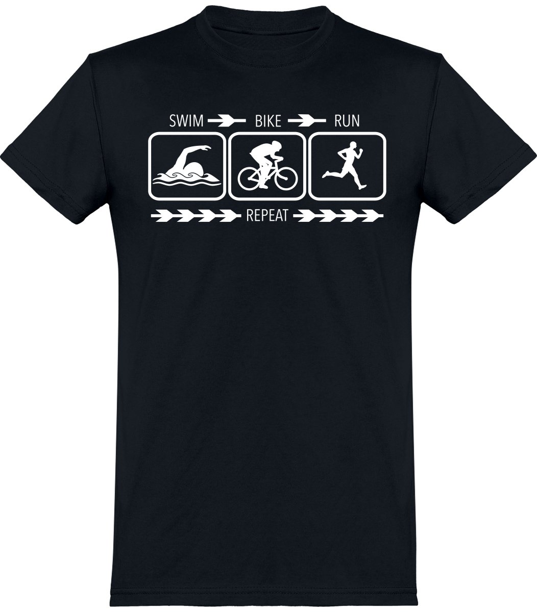 Eat, Sleep, Triathlon t-paita unisex - FourFan