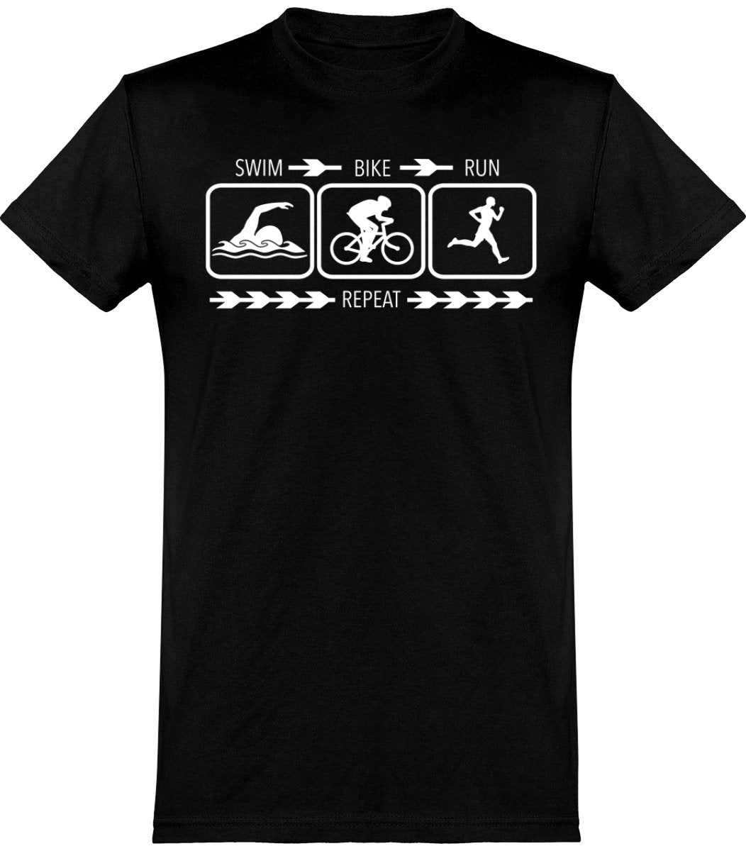 Eat, Sleep, Triathlon t-paita unisex - FourFan