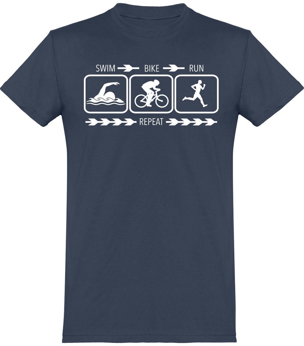 Eat, Sleep, Triathlon t-paita unisex - FourFan