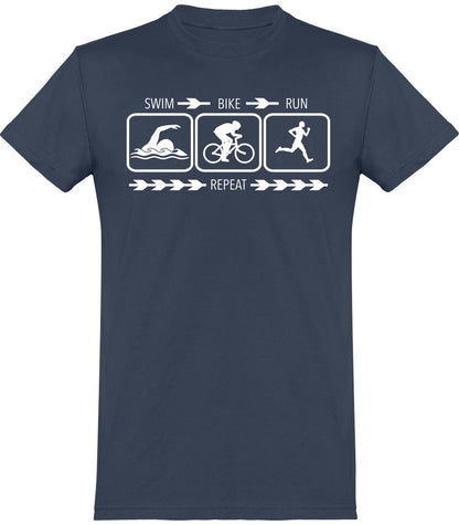 Eat, Sleep, Triathlon t-paita unisex - FourFan