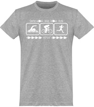 Load image into Gallery viewer, Eat, Sleep, Triathlon t-paita unisex - FourFan
