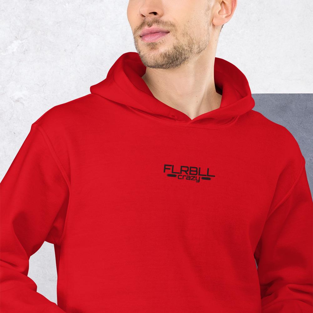Floorball Crazy (brodeerattu) huppari unisex - FourFan