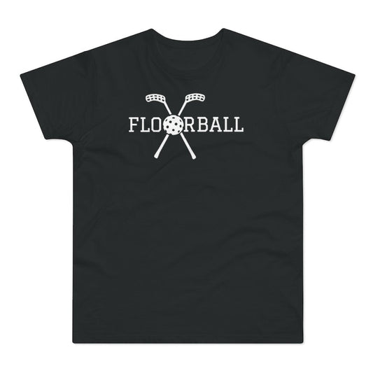 Floorball t-paita unisex MUSTA (koko S) - FourFan