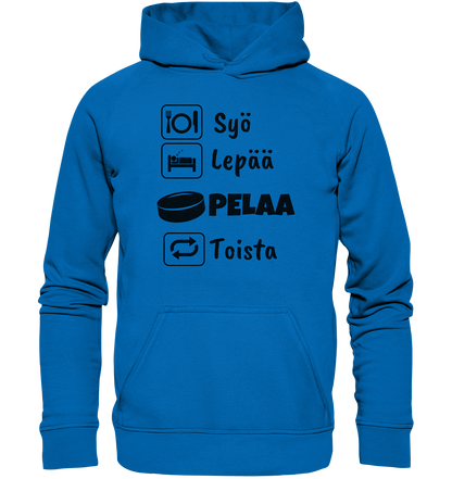 Syö, Lepää, Jääkiekko huppari unisex