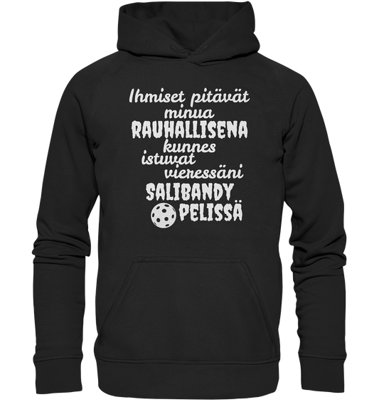 Rauhallisena kunnes salibandy huppari unisex