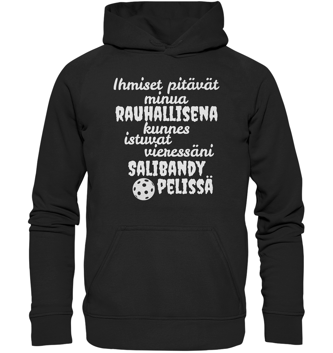 Rauhallisena kunnes salibandy huppari unisex