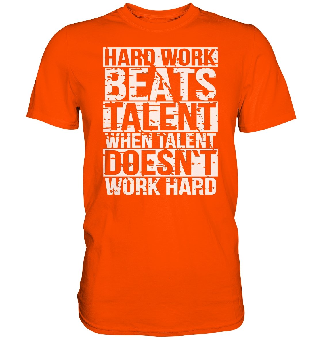 Hard work t-paita unisex - FourFan