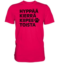 Load image into Gallery viewer, Hyppää kierrä agility t-paita unisex - FourFan
