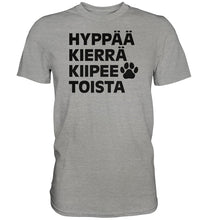 Load image into Gallery viewer, Hyppää kierrä agility t-paita unisex - FourFan
