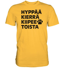 Load image into Gallery viewer, Hyppää kierrä agility t-paita unisex - FourFan
