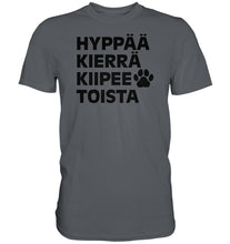 Load image into Gallery viewer, Hyppää kierrä agility t-paita unisex - FourFan
