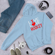 Lataa kuva Galleria-katseluun, I heart Hockey huppari unisex - FourFan
