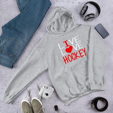 Lataa kuva Galleria-katseluun, I heart Hockey huppari unisex - FourFan
