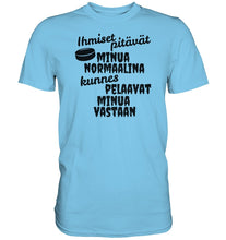 Load image into Gallery viewer, Ihmiset pitävät jääkiekko t-paita - Premium Shirt - FourFan
