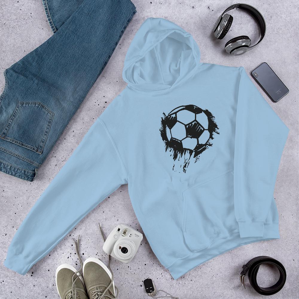 Jalkapallo huppari pallokuviolla huppari unisex - FourFan