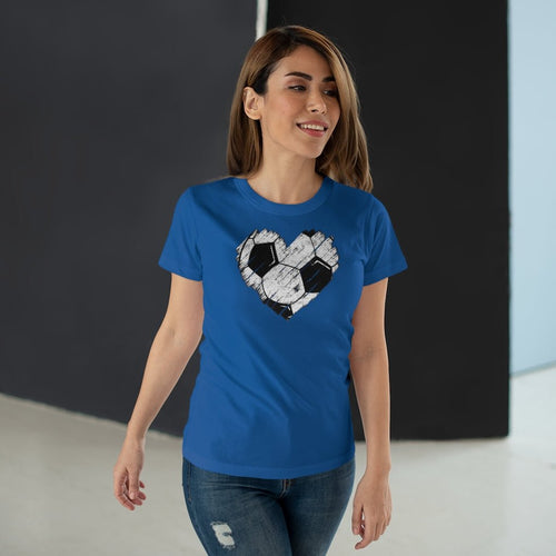 Jalkapallosydän naisten t-paita - FourFan
