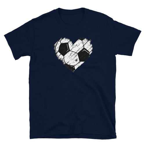Jalkapallosydän t-paita unisex - FourFan