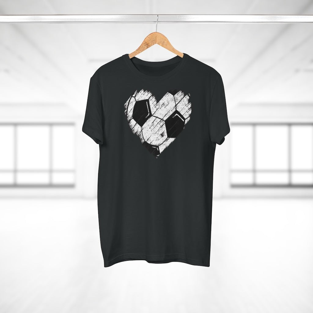 Jalkapallosydän t-paita unisex - FourFan