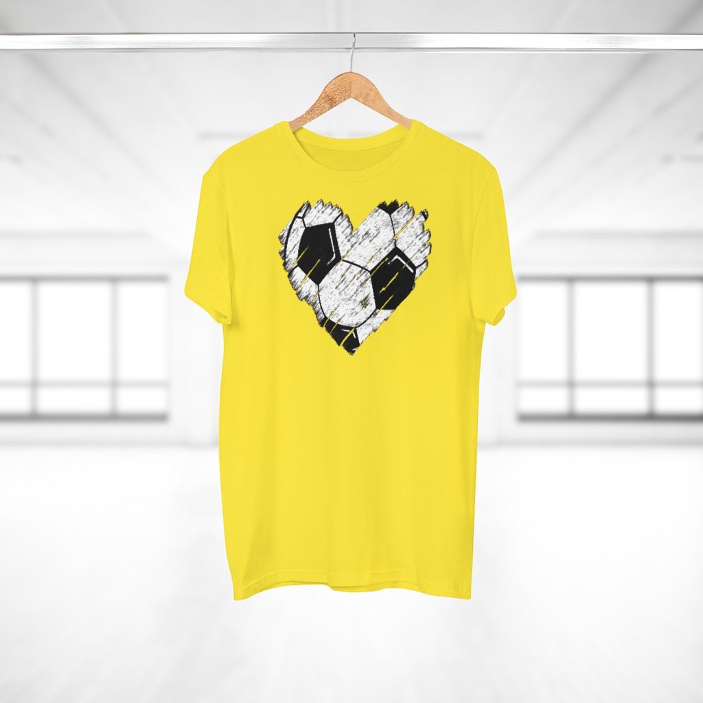 Jalkapallosydän t-paita unisex - FourFan