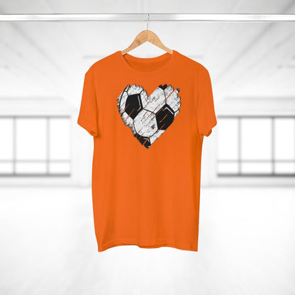 Jalkapallosydän t-paita unisex - FourFan