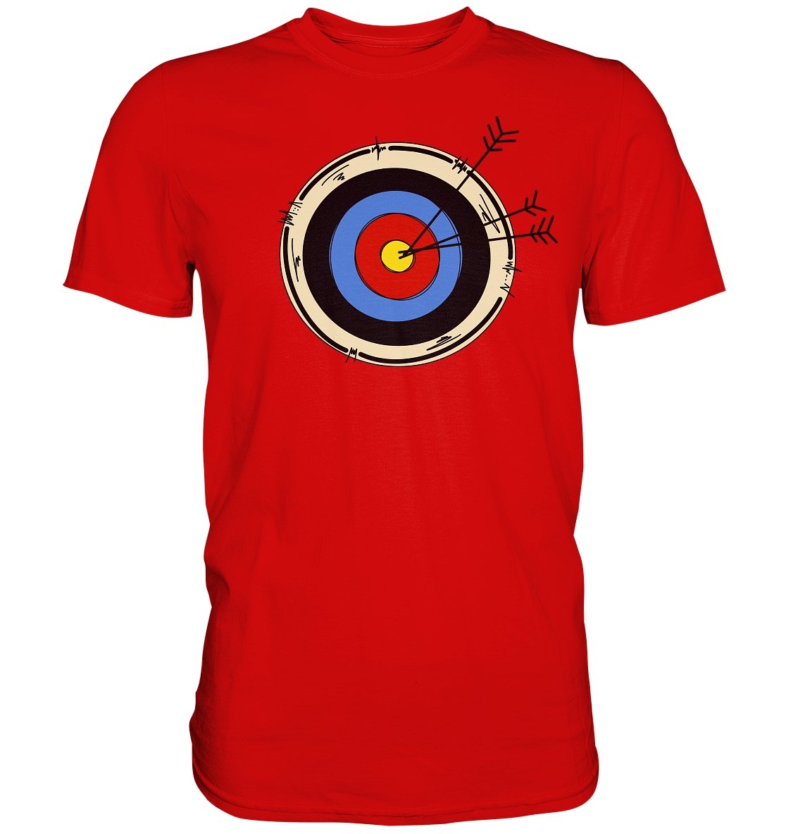 Jousiammuntataulu t-paita unisex - FourFan