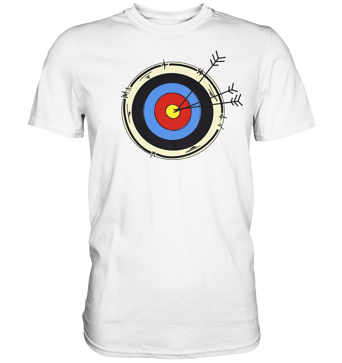 Jousiammuntataulu t-paita unisex - FourFan