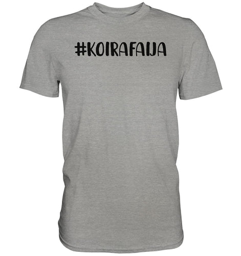 #Koirafaija t-paita musta teksti - Premium Shirt - FourFan