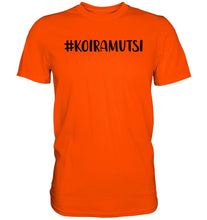 Load image into Gallery viewer, #Koiramutsi t-paita unisex musta teksti - FourFan
