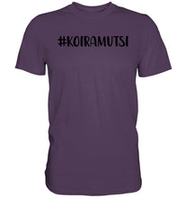 Load image into Gallery viewer, #Koiramutsi t-paita unisex musta teksti - FourFan
